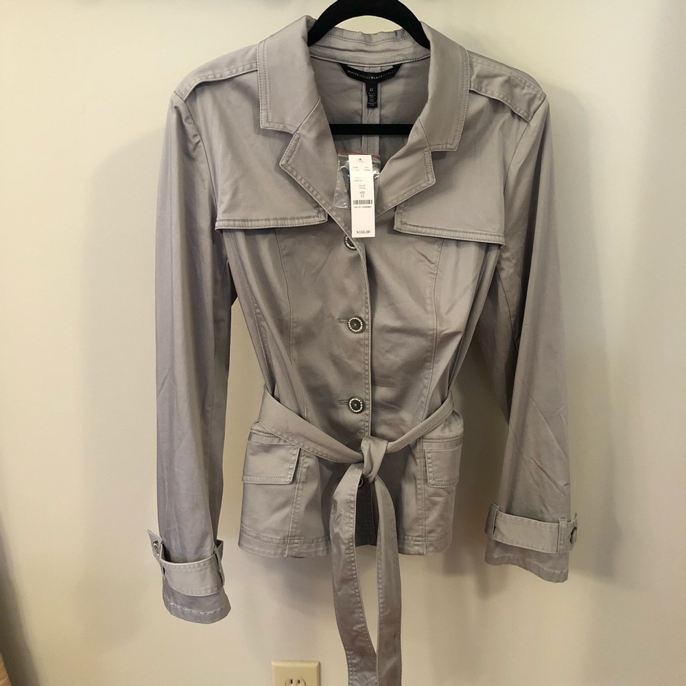 White House Black Market Gray Jacket